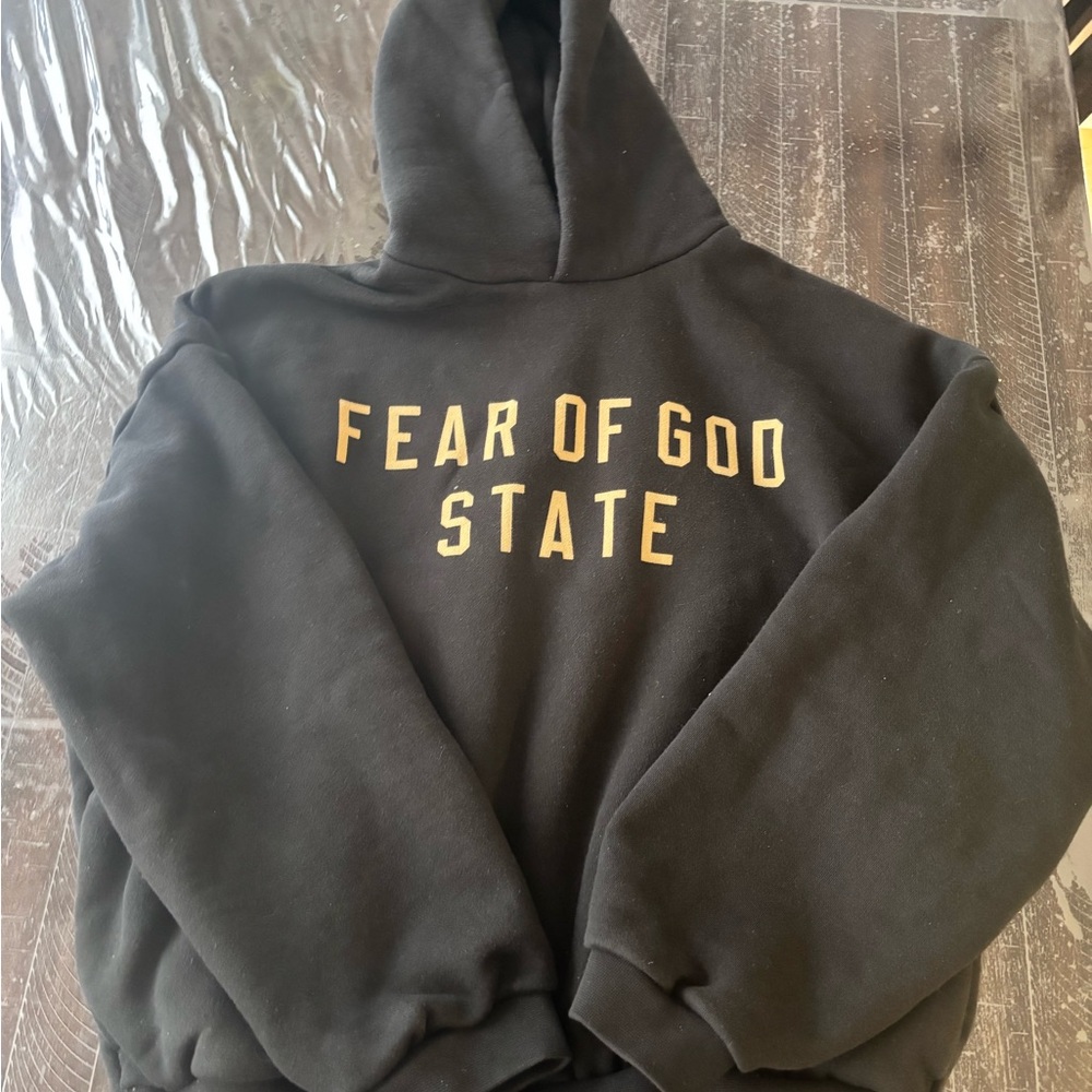 Fear of God Essentials Black Hoodie
